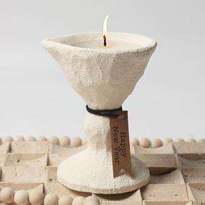 تفتق بسيط للعلاج العطري من السيراميك الاسكندنافي أبيض سادة مع شعار مخصص مجاني - Product Image 4