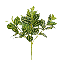 Meilleures ventes : Lot de 5 tiges de feuilles artificielles vives de 32 cm pour accessoires muraux