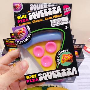 Jouets anti-stress Botu de haute qualité, nouveaux, 12 pièces/boîte, jouets anti-stress en forme de pizza, jouets sensoriels en TPR, jouets squishy - Product Image 6