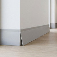 Plinthe en vinyle PVC moderne, flexible, ignifuge classe B1, écologique, certifiée ISO9001, pour appartement