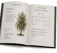 Jeu de cartes de tarot et d'oracle personnalisable KingCards en papier d'art portable, avec estampage à chaud personnalisé, livret journal et bordure dorée – Cadeau promotionnel