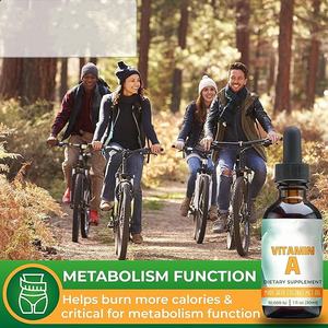 Gouttes liquides de vitamine A avec étiquette personnalisée OEM <span class=keywords><strong>Palmitate</strong></span> de rétinyle liquide, supplément liquide pour la santé des yeux Santé de la vision - Product Image 5