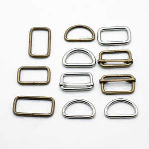 Hebilla de metal en forma de D de bronce antiguo, cuadrada, para accesorios de bolsos, hebillas de metal duraderas y chapadas. - Product Image 3