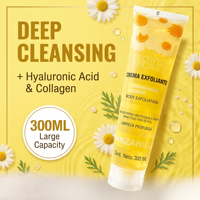 Gel Exfoliant Corps Apaisant à la Camomille Flower Secret à l'Acide Hyaluronique - Recherche de FEO/ODM et d'Autorités de Marque Globales