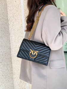 <span class=keywords><strong>Bolso</strong></span> Bandolera de Piel Genuina 2026, Estilo Clásico con Solapa y Cadena, de Alta Calidad para Mujer - Product Image 2