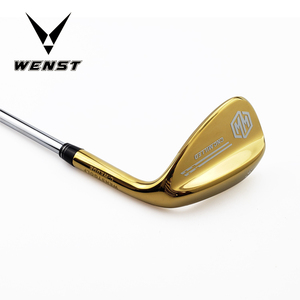 Ensemble de clubs de golf en acier inoxydable 431 plaqué or PVD, nouveau design, face fraisée CNC, pour <span class=keywords><strong>gaucher</strong></span>, personnalisable, loft et lie - Product Image 4