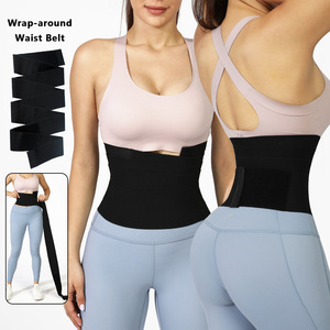 Waist Trimmer Elastic Abdominal Binder Spandex Body Slimming Waist Support Multiple Sports Use 12.5cm Width - Product Image 2