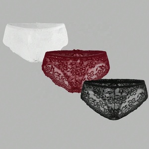 Culotte taille mi-haute en dentelle multicolore sexy pour femme, design tendance - Product Image 3