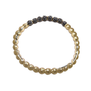 Fashion <b>Beaded</b> <b>Bracelet</b> 316L Stainless Steel PVD <b>Gold</b> Plating Sustainable Resistant - Product Image 2