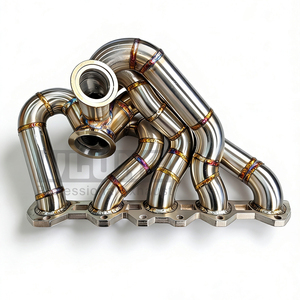 Collecteur d'échappement haute performance en acier inoxydable 304 pour Audi RSQ3 2.5T 2019-2026, parfaitement installé - Product Image 1