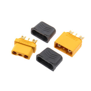 Conector ICX301 XT30U con Pin de Señal (2+1) - Tipo Soldadura, Par Macho y Hembra para Comunicación de Cargadores Inteligentes LiPo y Alimentación de Drones - Product Image 5