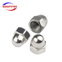 Écrou hexagonal en acier inoxydable 18-8 Écrous bombés Écrou borgne décoratif ANSI 6 #-32 8 #-32 10 #-24 1/4-20 5/16-18 3/8-16 1/2-13