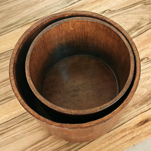 Seau <span class=keywords><strong>à</strong></span> glace <span class=keywords><strong>en</strong></span> <span class=keywords><strong>bois</strong></span> ancien miniature personnalisé <span class=keywords><strong>en</strong></span> gros, fait <span class=keywords><strong>à</strong></span> la main, vintage, rustique, baril de 5 L, décoratif pour les fêtes - Product Image 3