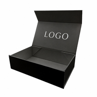 Boîte cadeau en papier grand format avec logo personnalisé, boîte cadeau en papier rigide de luxe, emballage avec fermeture magnétique pour cadeaux d'entreprise