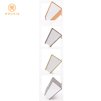 Étui rigide rétro en cuir PU givré pour lunettes, avec rabat, lettres en relief, logo personnalisé, boîte de rangement pour lunettes de soleil, vente en gros