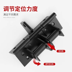 Multi-Functional Stainless Steel Automatic <b>Door</b> Closer 90-Degree Positioning Buffer Rebound Hinge <b>Spring</b> Hinge Resetting Feature - Product Image 3