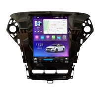 Autoradio Stéréo Tesla Vertical Android GPS avec Emplacement Inférieur pour Ford Mondeo MK4 2011-2013, CarPlay Sans Fil, Auto DSP, SWC, IPS, 4G, WIFI