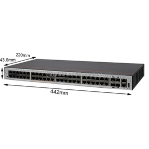 สวิตช์เครือข่าย S5735-L48T4X-A1 48 พอร์ต 10/100/1000BASE-T 4 พอร์ต 10G สำหรับพอร์ต SFP+ ความสูงแชสซี 1U รองรับ Snmp Poe Vlan PC - Product Image 3