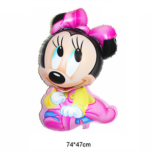 Palloncini Cartoon <span class=keywords><strong>di</strong></span> Design, Simpatici Palloncini in Foil <span class=keywords><strong>di</strong></span> Topolino e <span class=keywords><strong>Minnie</strong></span> per Decorazioni <span class=keywords><strong>di</strong></span> Compleanno, Giocattoli Auto-Gonfiabili - Product Image 5