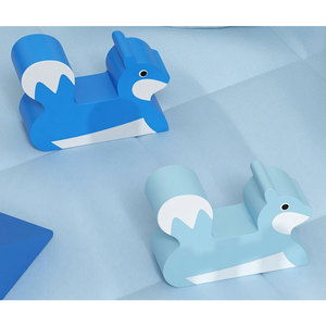 Parque Infantil Interior con Juguetes de Plástico Azules y Recinto Blanco para Uso Doméstico - Product Image 4