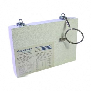 Bafle Acústico de Fibra de Vidrio para Techo con Suministros Chinos. Techo Suspendido Decorativo de Fibra de Vidrio para Espacios Abiertos con Diseño de Onda. - Product Image 1