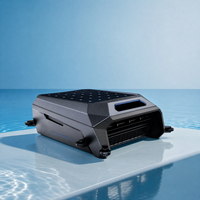 Nouveau robot nettoyeur de piscine automatique solaire rechargeable, aspirateur flottant pour piscine, skimmer de nettoyage de piscine