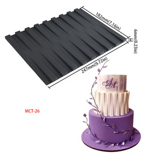 Per Swiss Roll Tappetini <span class=keywords><strong>in</strong></span> Silicone Texture cuore piastrelle per Mousse e torta decorazione di cottura stampo - Product Image 1