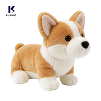 Peluche de chien réaliste personnalisée en gros pour l'accompagnement des bébés