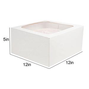 <span class=keywords><strong>Caja</strong></span> de almacenamiento de papel de <span class=keywords><strong>Origami</strong></span> con logotipo de cuerda, <span class=keywords><strong>caja</strong></span> <span class=keywords><strong>cuadrada</strong></span> de 12x12x5, suministros para hornear pasteles - Product Image 3