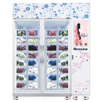 Máquina Expendedora de flores de huevo fresco refrigerada con caja de casillero grande automática precio bajo con función de pantalla táctil
