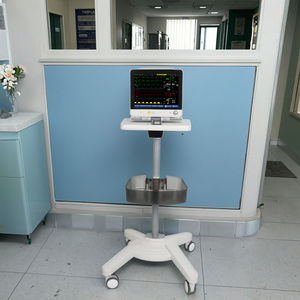 Moderne Mobiele Ziekenhuis Laboratorium Kar Aluminium Kolom Stille Remwielen Medische Apparatuur <span class=keywords><strong>Trolley</strong></span> Voor Hotel Dineren Gebruik - Product Image 4