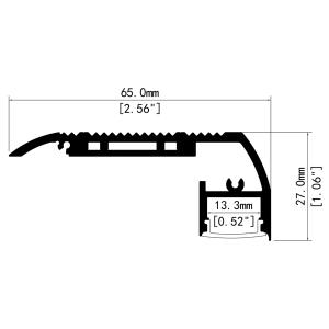 <span class=keywords><strong>Profilé</strong></span> en aluminium <span class=keywords><strong>pour</strong></span> éclairage <span class=keywords><strong>de</strong></span> zone <span class=keywords><strong>de</strong></span> <span class=keywords><strong>marche</strong></span> <span class=keywords><strong>Profilé</strong></span> en aluminium T5 <span class=keywords><strong>LED</strong></span> <span class=keywords><strong>pour</strong></span> <span class=keywords><strong>escalier</strong></span> - Product Image 4