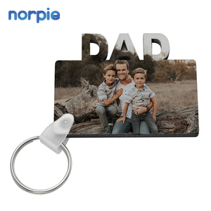 Porte-clés Sublimation Double face, cadeau pour la fête des pères, nouvelle collection - Product Image 1