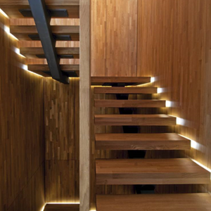 Viga <span class=keywords><strong>Central</strong></span> de escaleras de madera nuevo producto loft escalera de estilo para casa renovación - Product Image 5