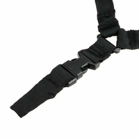 Sangle tactique à 2 points pour fusil de tir, 1 sangle, 2 boucles à dégagement rapide