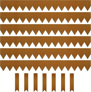 Bordo Rettangolare Moderno per Giardino Esterno in Acciaio Corten con Picchetti a Terra, Resistente alle Intemperie, Facile da Installare, Bordo Paesaggistico OEM - Product Image 2