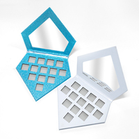 Palette de fards à paupières minéraux waterproof DIY 13 couleurs personnalisables, longue tenue, estompables, maquillage en marque blanche, vente en gros
