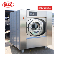 50KG-100KG Stainless Steel Washer Extractor for Laundry Business Electric Fuel Cold/Hot Water Hard Mount Washing Machine
