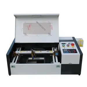 Paling Populer 3020 Desktop Laser Cutter/pengukir presisi tinggi 40W 50W 2030 mendukung Format DXF untuk kayu karet MDF Restoran