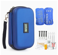 Pack de gel réutilisable en nylon pour sac isotherme à l'insuline pour diabétiques