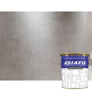 <span class=keywords><strong>Peinture</strong></span> murale en béton poli de style industriel <span class=keywords><strong>moderne</strong></span>, imperméable, anti-fissures, anti-moisissures, effet plâtre vénitien - Product Image 5
