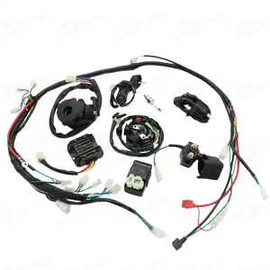 Kit de harnais de câblage électrique, pour GY6 4-temps 125cc 150cc, Pit Bike, Scooter, ATV, Quad, livraison gratuite