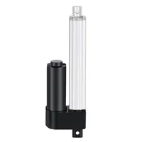 Aktuator linier 650mm panjang Stroke 3000rpm braket dudukan gratis 2500N/550LBS kapasitas beban 5-88mm/s untuk meja bersandar
