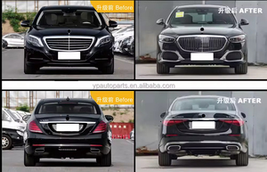 Kit de Carrocería W222 a W223, Piezas de Automóvil Aptas para Mercedes-Benz Clase S W222 2014-2020, Actualización al Estilo MAY 2023-2024, Juego Completo - Product Image 2