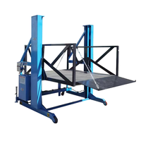Nouvelle plateforme de déchargement mobile hydraulique à mât vertical pour manutention en hauteur et déchargement de marchandises en surcharge