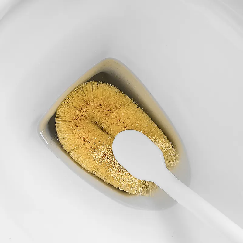 창조적 인 가정용 욕실 두꺼운 플라스틱 변기 브러시 화장실 청소 브러시