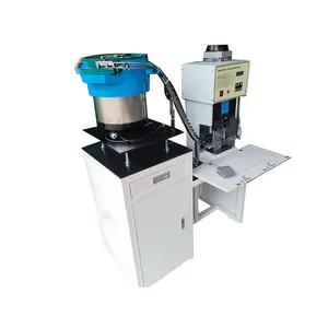 Automatic US plug cord making Power cable cutting stripping crimping machine