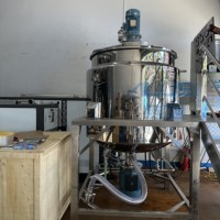 Réservoir de mélange en acier inoxydable Savon liquide Détergent Lotion Lave-vaisselle Machine Shampooing Mélangeur avec agitateur et chauffage