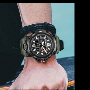 <span class=keywords><strong>Dropshipping</strong></span> SMAEL 5ATM 방수 디지털 스톱 시계 남성 Relogio Masculino 8035 스포츠 손목 시계 - Product Image 2