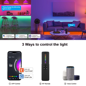 Contrôleur de bande LED WiFi 5-en-1 Aipin MC206 RGB CCT RGBW Dimmer 2.4GHz RF DC5-24V Smart App Alexa Google Home CE/FCC/ROHS - Product Image 4